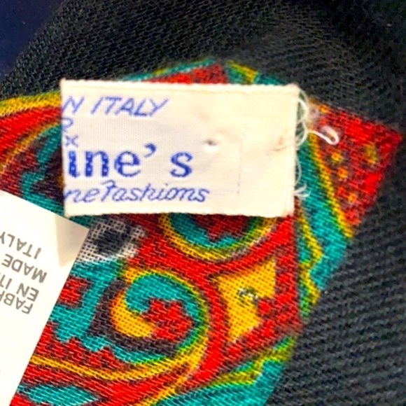 New Women’s Burdines Sunshine Fashions Italian Made Polyester Scarf/Pashmina - Picture 9 of 9